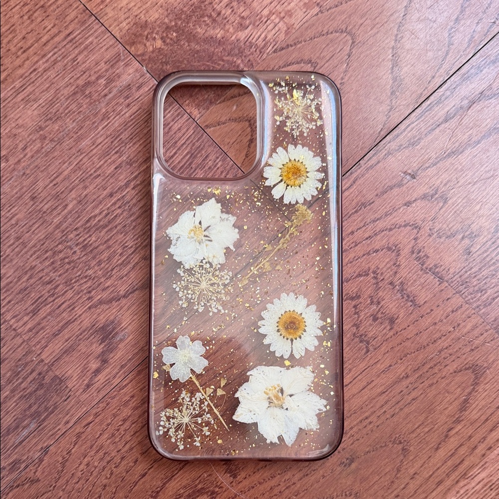 Floral Clear Phone Case